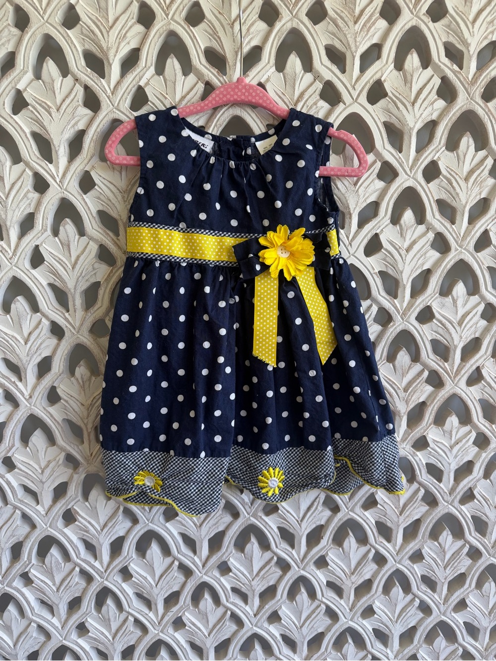 Blueberi Boulevard Polka Dot Dress Size 18M
